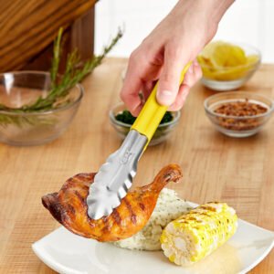 Stainless Steel Tongs with Color Coated Handle - Image 2