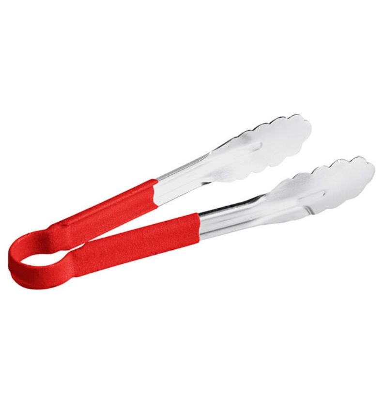 Stainless Steel Vinyl-Coated Red Color Handle Stainless Steel Vinyl-Coated Red Color Handle