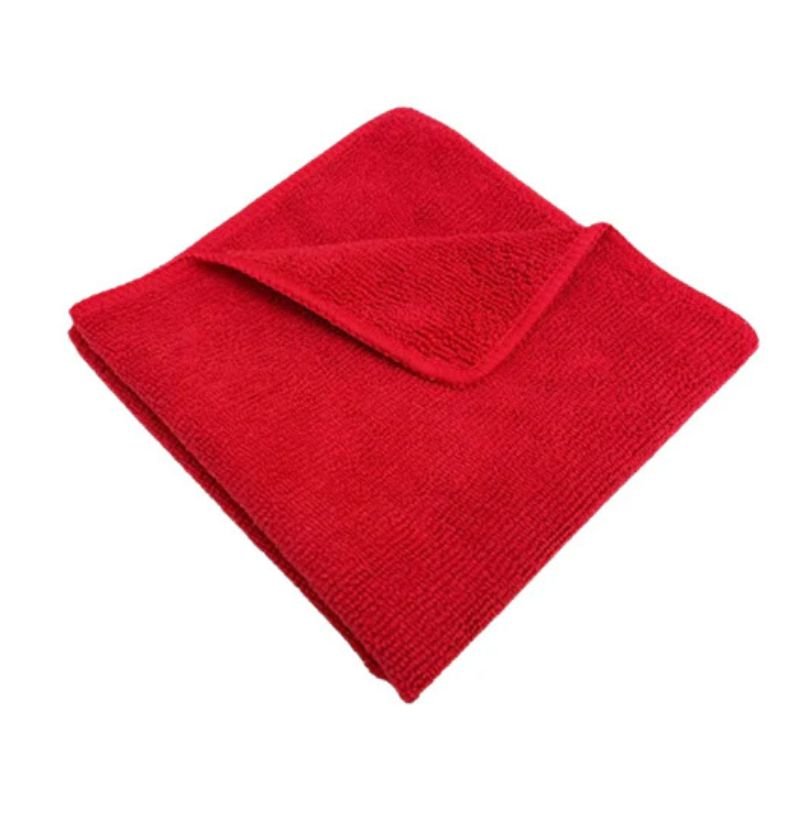 Microfiber cleaning Cloth Red Color Microfiber cleaning Cloth Red Color