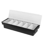 Plastic Condiment Dispenser 6 Compartment