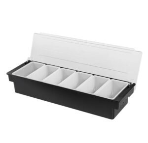 Plastic Condiment Dispenser 6 Compartment