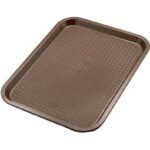 Sunnex Polypropylene Fast Food Tray - Brown 41.5 x 31cm