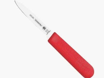 Tramontina 4 Inch Paring Knife with Red Handle